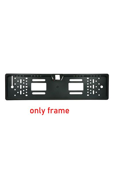 Choice Only Frame Pakring Ccd Car Rear View Camera Eu European License Plate Frame Waterproof Night Vision