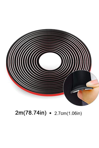 SEAMETAL 27mmx2m 27mm Rubber Car Seals Edge Strip Upgrade T Shaped Sealing Strips For Auto Roof Windshield Se