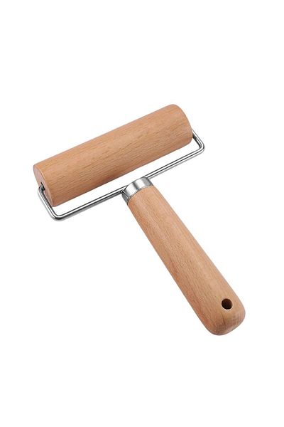 Kesoto Dough Roller Roller Stick Supplies with Handle Rolling Pin Nonstick Wooden Stick for French Fonda...
