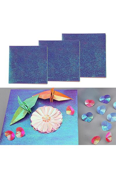 Choice 15x15x0.5cm 50 Multicolored Sheets Origami Paper / Color Gradient Origami Paper For Children And Adu