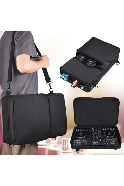 ALLOYSEED Portable Turntables Protective Case Dustproof Carrying Storage Bags with Sholder Strap Accessorie...