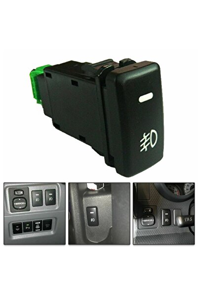 Choice 12V 39mm OEM Dual Push-On Off Switch Button LED Light Bar Fog Light Switch Amber For Toyota FJ Cr...