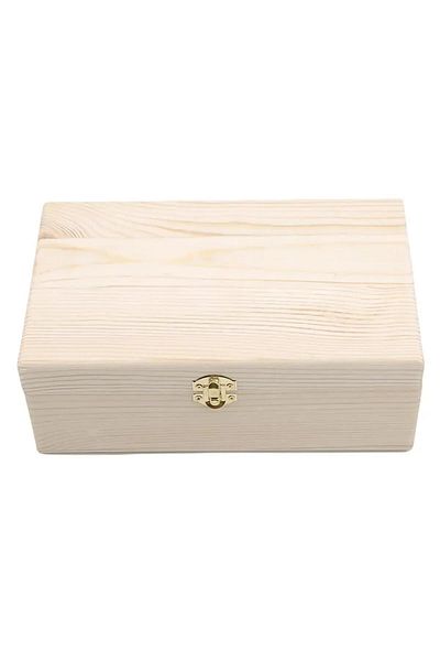 Choice Wood Wooden Storage Box Rectangular Flip Solid Wood Gift Handmade Craft Jewelry Case