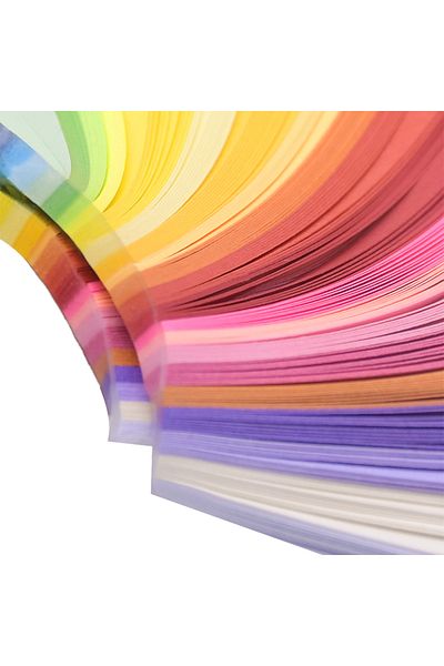 Choice 260 Pcs Origami Handmade Children DIY Art Craft Mixed Color Scrapbooking Stripes Quilling Paper D...