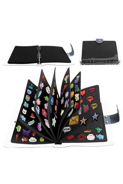 Choice Felt Pin Brooch Display Storage Book DIY Badge Charms Organizer Booklet Metal Badge Chest Souveni...