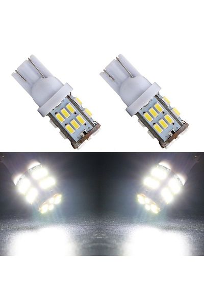 cityking White-4pcs 4-10pcs Super Bright T10 W5w 3014 30 Led Smd 194 168 W5w Led Car Side Wedge Interior Ligh