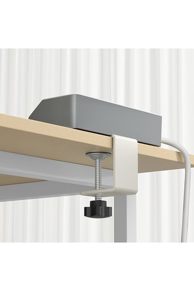 Choice 125v Us 4 White Us Desk Clamp Electrical Sockets With 4 Ac And 4 Usb Ports, Pd20w Usb-c Fast Chargin