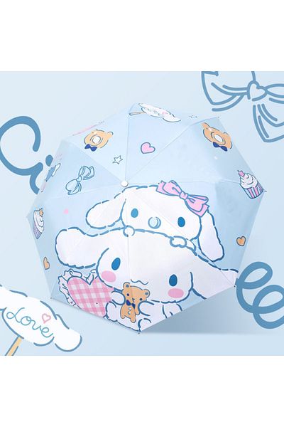Choice Manual Umbrella Umbrella Sanrio Sunscreen Uv Protection Sunny And Rainy Dual-use Cinnamoroll Folding