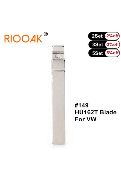 Choice 10pcs Remote Key Blade Hu162t #149 Kd Vvdi Uncut Flip Blank For Vvdi Xhorse Remote /kd Remotes Wi...