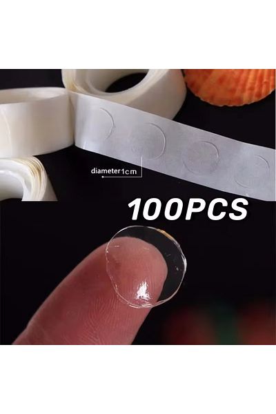 Choice أخرى 100 قطعة من نقاط الغراء 100 قطعة من الغراء للبالونات وديكور الحفلات والغراء ثنائي الجوانب لمستلزمات المكتب