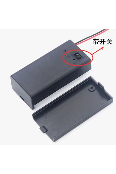 Choice 9V Battery Case Holder Connection Wire Cable With Wire Lead ON/OFF Switch PP3 Box For DIY Power S...