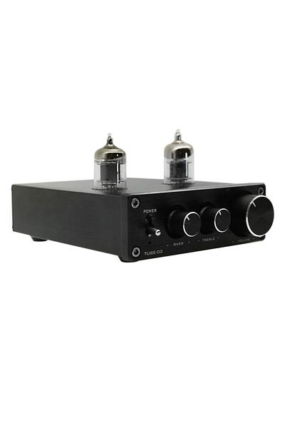 Choice Black Eu Plug Tube-03 Mini Hifi Audio Preamplifier 6k4 Vacuum Tube Amplifier Buffer Treble Bass Adju