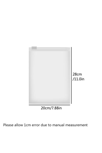 Choice other 20x28cm10pcs 10pcs Storage Bag Zipper Self sealing Bag Waterproo...
