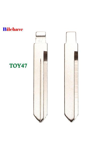 Choice jingyuqin 10pcs Remote Control Car Key Toy47 Blade For Toyota Corolla Flip KD Uncut Blank