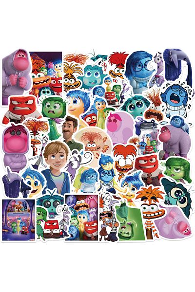 Choice 50pcs 50pcs Disney Movie Inside Out Stickers Cartoon Graffiti Decoration Skateboard Laptop Notebook