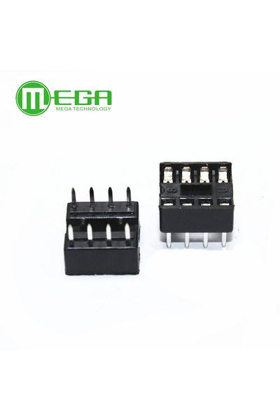 Choice 60PCS 8pin DIP IC sockets Adaptor Solder Type 8 pin 2.54mm