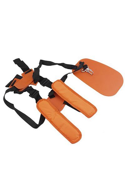 Choice Yellow Strimmer Padded Belt For Brush Cutter Trimmer Garden Pruner Comfortable Labor Saving W Shape