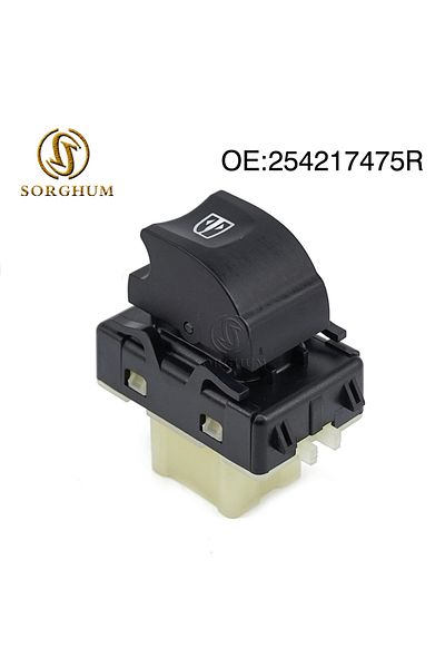 Choice مفتاح التحكم الرئيسي في نافذة SORGHUM بزر واحد 254218614R 254217475R لسيارة Renault Captur...