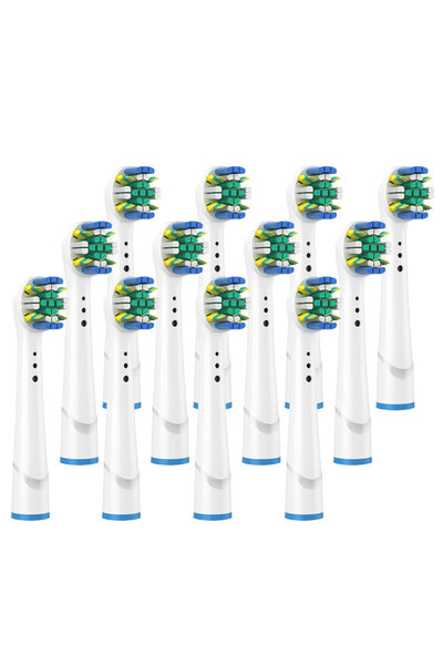 Choice 12 قطعة من رؤوس فرشاة الأسنان البديلة FlossAction من 4 إلى 16 قطعة لفرشاة Oral B Floss Clean Pro Health D16 D12 8860 887