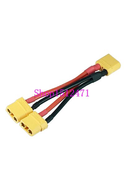 Choice Xt90 Parallel Battery Y Splitter Cable 1 Male To 2 Female For Lipo Battery