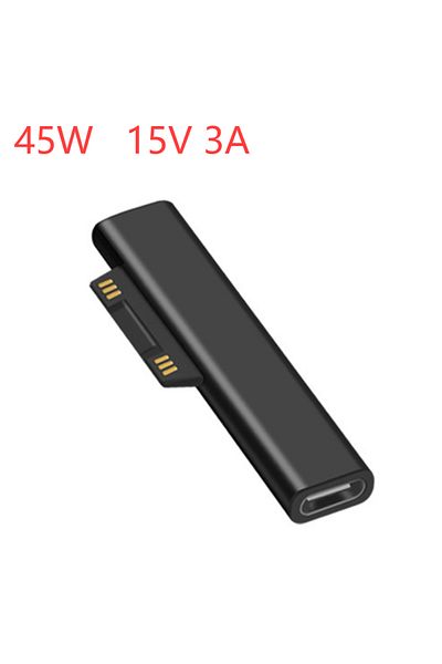 Choice محول قابس شحن سريع 45 وات 102 وات 6.8 أمبير PD لجهاز Microsoft Surface Pro X 8 7 6 5 4 3 Go Book USB C