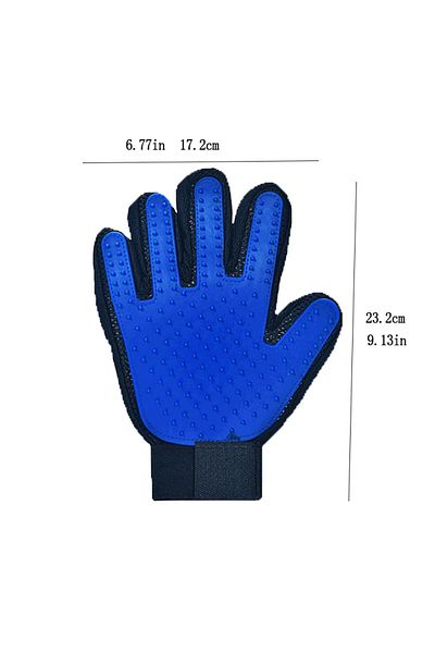Choice Blue Silicone Pet Gloves Cat Dog Hair Removal Cat Supplies Comb Hair Removal Brush Rubber Sticky Hai