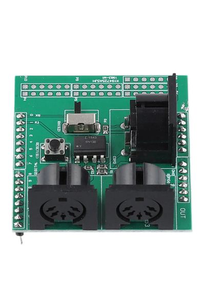 VAKIND Midi Shield Digital Interface Adapter Board Module Midi In/midi Out/midi Thru Ports High Presisio...