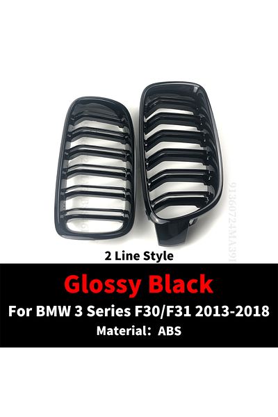 Choice Glossy Black Bumper Mesh Front Inlet Grille Grid Grill Tuning For Bmw 3 Series F30 F31 F35 318i 320i