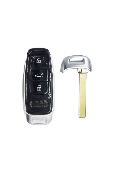 YIQIXIN Black Button Smart Car Key Shell For Audi A1 A3 A4 A5 A6 C8 A7 A8 Q3 Q5 Q7 Q8 2017 2018 2019