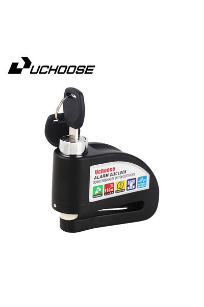 Choice Black Universal Bicycle Alarm Disc Lock Anti Theft Security Disc Brake Locks For Scooter Motorcycle