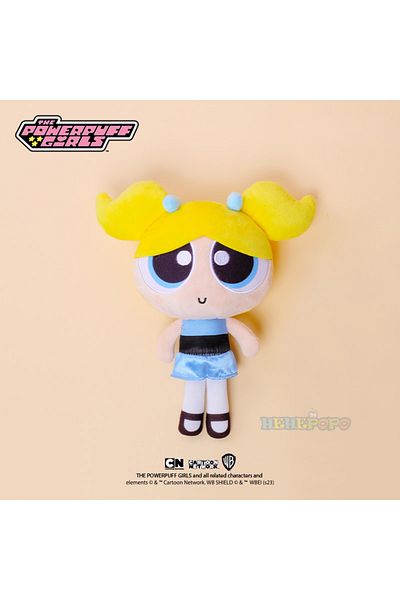 Choice 23cm Bubbles Classic Original The Powerpuff Girls Buttercup Bubbles Blossom Cute Cartoon Plush Doll