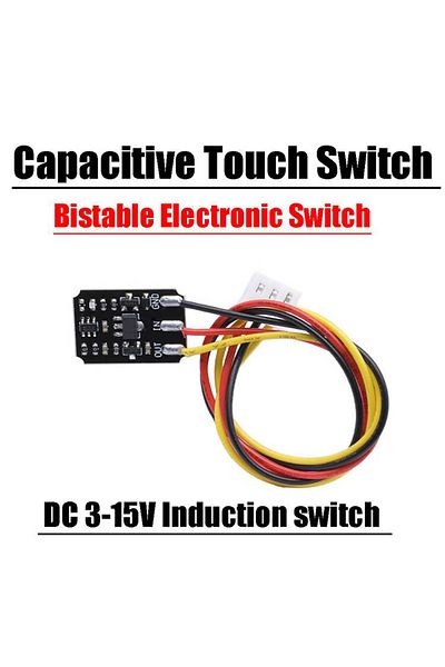 Choice Capacitive Touch Switch DC 3V-15v 12V 2A Touch Bistable Electronic Induction Switch LED Relay Swi...