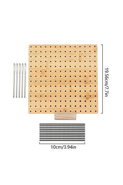 Choice B Wooden Crochet Knitting Board Reusable Handcrafted Knitting Blocking Mat Granny Square Artwork Ne.