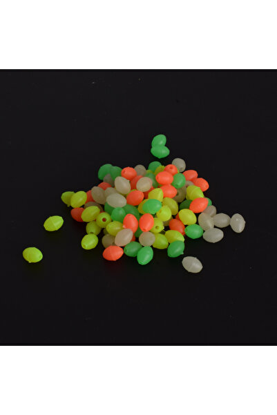 Choice 100 قطعة من خرز الصيد البلاستيكي الناعم الملون 12 مم 0.47 بوصة خرز صيد...