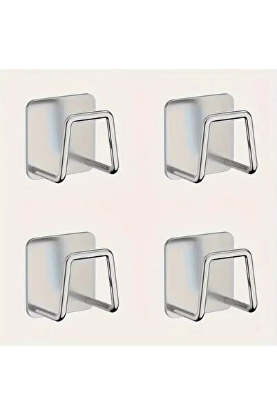 Choice رف تخزين للمطبخ فضي اللون، 4 قطع، لوح تقطيع مثبت أسفل الخزانة، متعدد ا...