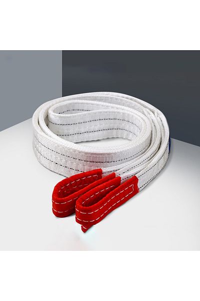 Choice 1T X 1M 1Tx3M 2Tx1M Industrial Lifting Belt Wear Resistant White Flat Lifting Belt Trailer Lifting S