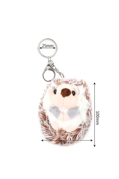 Choice Keyring Creative Gift Key Holder Plush Hedgehog Keychain Car-styling Women Car Keychain Car Keyring