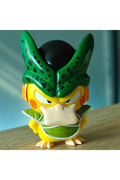 Choice 10cm Psyduck Cos 10cm Pocket Monster Psyduck Anime Figure Psyduck Cos Cell Saiya Action Figurine Pvc