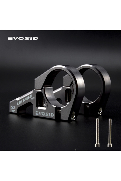 Choice جذع دراجة جبلية من التيتانيوم مقاس 35 مم EVOSID 31.8 بوصة مع مقبض دراج...