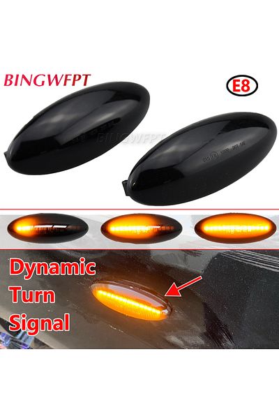 Choice Dynamic Smoked Black Led Turn Signal Light Dynamic Side Marker Fender Sequential Lamp For Toyota Yar