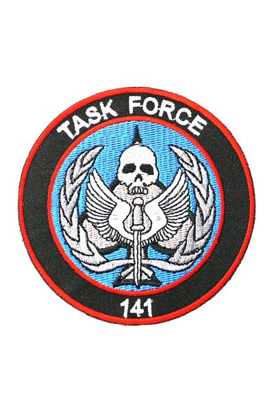 Choice 04 8.5cm Task Force 141 Badges Fabric Appliques Embroidery Patches Hook And Loop,tactical Backpack E