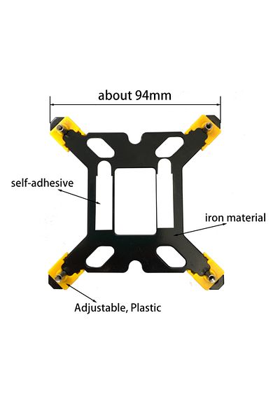 Choice Iron Backplate Cpu Cooler Backplane Holder Base Lga 1700 Adjustable Backplate Bracket For Intel Lga