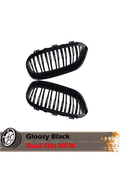 Choice Glossy Black Front Bumper Kidney Grille Radiator Guard Grill M Performance Car Accessories Fit For B