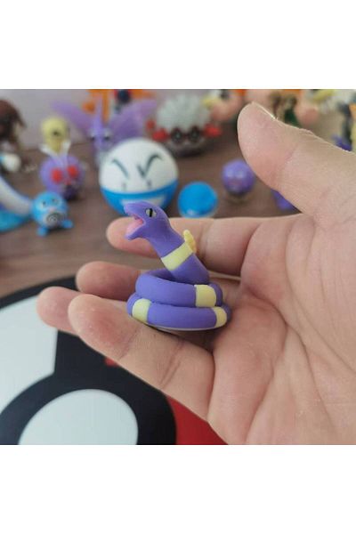 Choice No Box Ekans Cartoon Pokemon Anime Figures Arbok Ekans Proportion World 1:20 Diy 3d Printing Kawaii