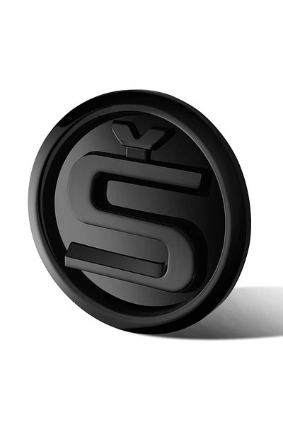 Choice Badge For Skoda Hood Sticker 110mm Black S Logo Emblem For SKODA ENYAQ SUPERB OCTAVIA KAMIQ KODIA...