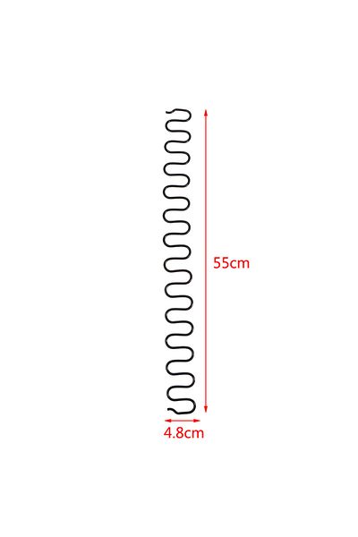 HUXUAN 55cm 1pc 55cm Replacement Sofa Chair Springs, Furniture Spring With Clips Accessories