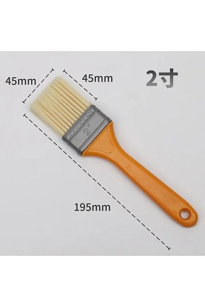 Choice 5pcs 2inch 5pcs Plastic Handle Paint Brushes 1/2/3/4/5 Inch For Wall And Furniture Paint Tool Set Pa