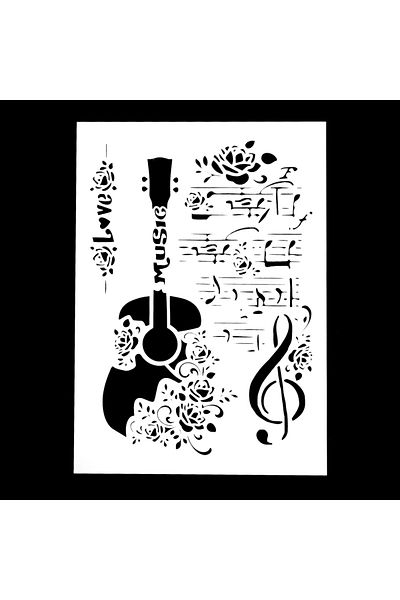 Choice A4 Size A4 Size Diy Craft Layering Guitar Stencil For Wall Painting Scrapbooking Stamping Album Dec