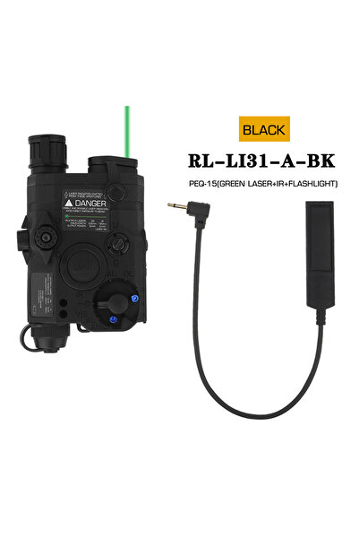 Choice RL-LI31-A-BK PEQ-15 Full-featured flashlight infrared illuminator/infrared laser and visible laser/t