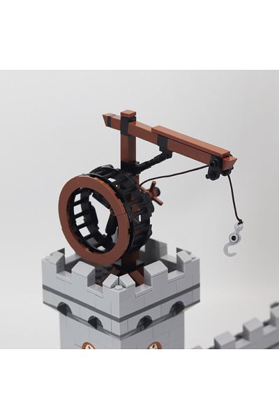 Choice No Original Box Creativity Medieval Military Architectural Tool Crane Platform Accessories Building